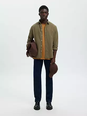 SELECTED | Flanellhemd Slim Fit SLHSLIMOWEN | creme