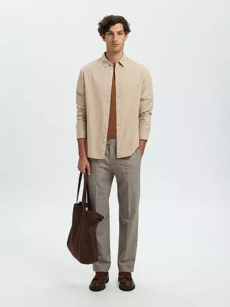 SELECTED | Flanellhemd Slim Fit SLHSLIMOWEN | olive