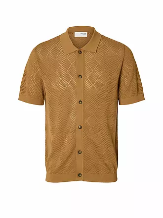 SELECTED | Hemd Regular Fit SLHARCO | beige