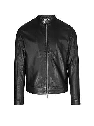SELECTED | Lederjacke SLHARCHIVE | schwarz