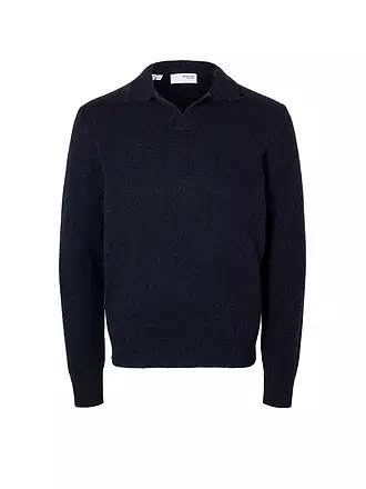 SELECTED | Polo-Pullover SLHRAI | hellgrau