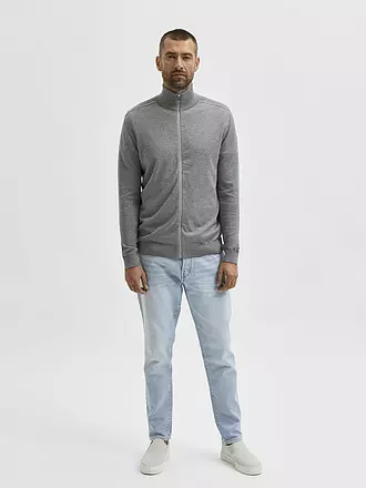 SELECTED | Strickjacke | grau