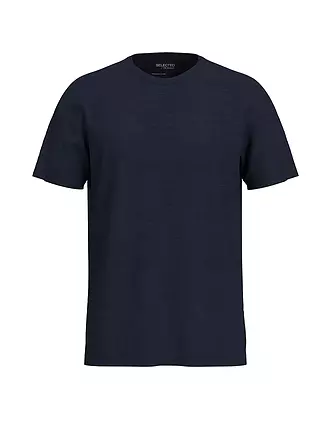 SELECTED | T-Shirt SLHASPEN | blau