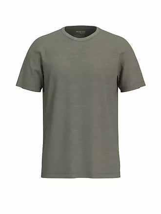 SELECTED | T-Shirt SLHASPEN | grün