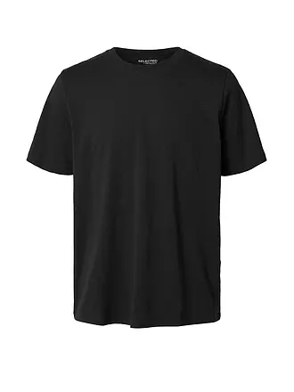 SELECTED | T-Shirt SLHASPEN | schwarz