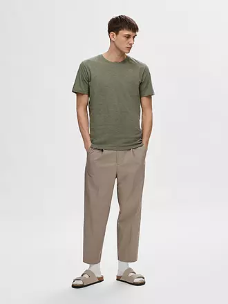 SELECTED | T-Shirt SLHASPEN | hellblau