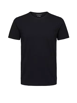 SELECTED | T-Shirt SLHNEWPIMA | schwarz