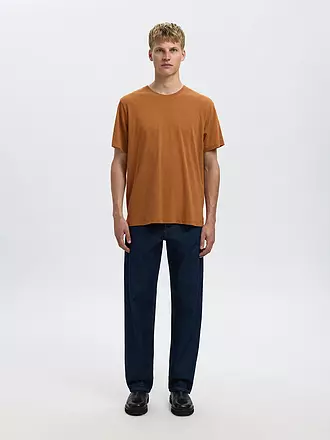 SELECTED | T-Shirt T-Shirt SLHASPEN | braun