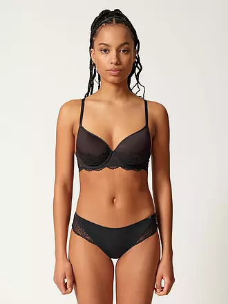SKINY | BH gefüttert black | hellblau