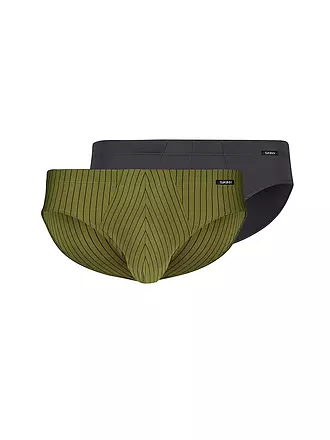 SKINY | Slip 2er Pkg. blue jewel stripes | grün