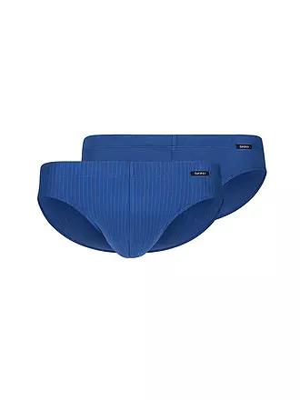 SKINY | Slip 2er Pkg. gunmetal stripes selection | blau