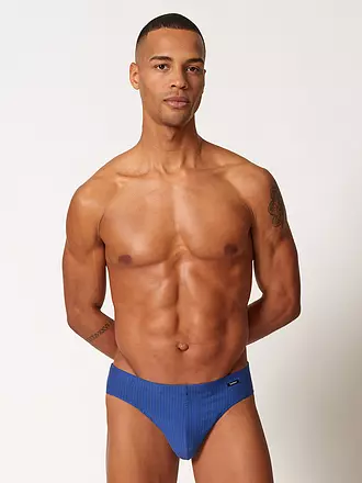 SKINY | Slip 2er Pkg. gunmetal stripes selection | blau
