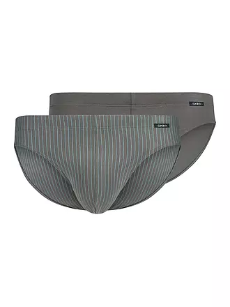 SKINY | Slip 2er Pkg. gunmetal stripes selection | rot