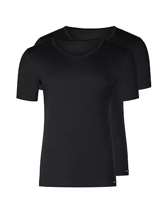 SKINY | T-Shirt 2-er Pkg | schwarz