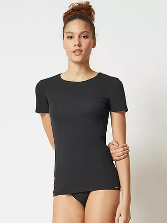 SKINY | T-Shirt COTTON ESSENTIALS | schwarz