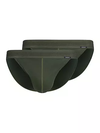 SKINY | Tanga Slip 2er Pkg. be ink | olive