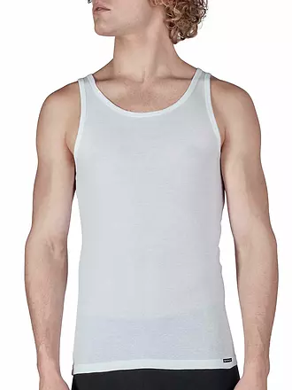 SKINY | Tanktop - Unterhemd 2er Pkg Crown Blue | weiss