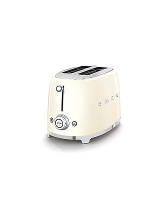 SMEG | 2 Schlitz Toaster 50‘s Retro Style Creme TSF01CREU | schwarz