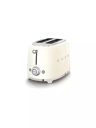 SMEG | 2 Schlitz Toaster 50‘s Retro Style Rot TSF01RDEU | creme