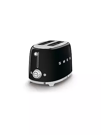 SMEG | 2 Schlitz Toaster 50‘s Retro Style Schwarz TSF01BLEU | 