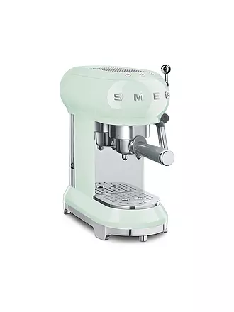 SMEG | Espresso-Kaffeemaschine 50s Retro Style Pastellgrün ECF01PGEU | schwarz
