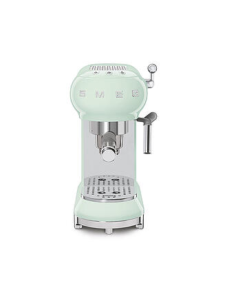 SMEG | Espresso-Kaffeemaschine 50s Retro Style Schwarz ECF01BLEU | gruen