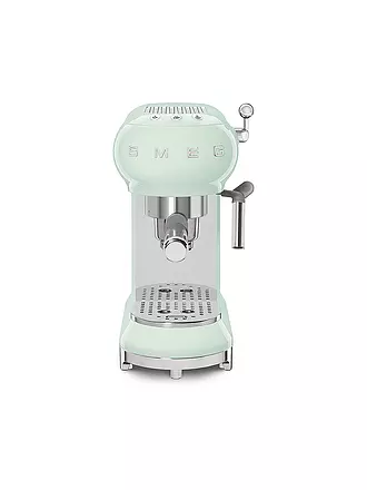 SMEG | Espresso-Kaffeemaschine 50s Retro Style Schwarz ECF01BLEU | hellgrün