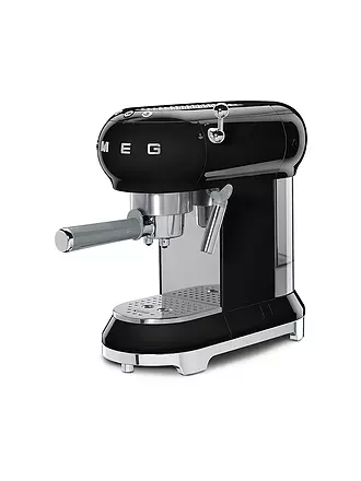 SMEG | Espresso-Kaffeemaschine 50s Retro Style Schwarz ECF01BLEU | hellgrün
