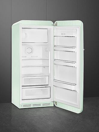 SMEG | Kühlschrank mit Gefrierfach 50s Retro Style Creme FAB28RCR5 | gruen