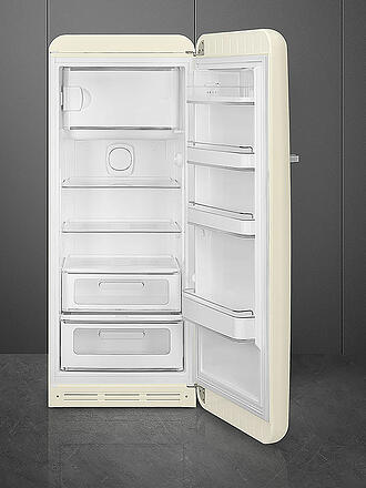 SMEG | Kühlschrank mit Gefrierfach 50s Retro Style Creme FAB28RCR5 | gruen