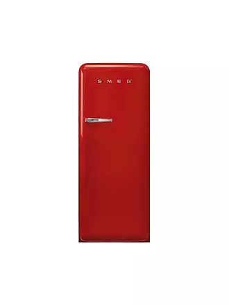 SMEG | Kühlschrank mit Gefrierfach 50s Retro Style Pastellgrün FAB28RPG5 | rot