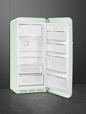 SMEG | Kühlschrank mit Gefrierfach 50s Retro Style Pastellgrün FAB28RPG5 | hellgrün