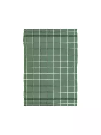 SOEDAHL | Geschirrtuch 50x70cm MINIMAL Taupe | dunkelgrün