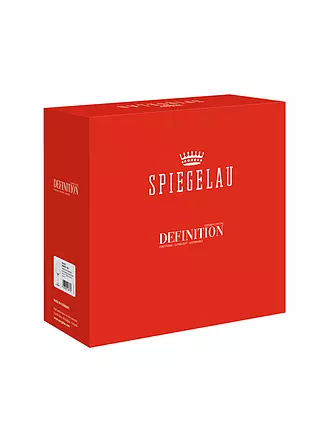 SPIEGELAU | Rotweinglas/Bordeauxglas 2er Set DEFINITION 750ml | transparent