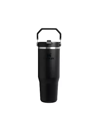 STANLEY | Isolierflasche - Thermosflasche Classic FLIP STRAW 2.0 0,89l Hot Coral | schwarz