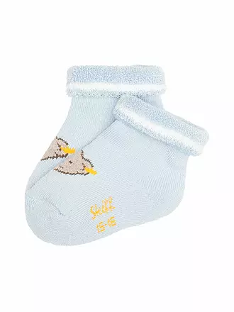 STEIFF | Baby Socken soft grey melange | hellblau