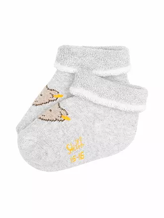 STEIFF | Baby Socken soft grey melange | dunkelblau