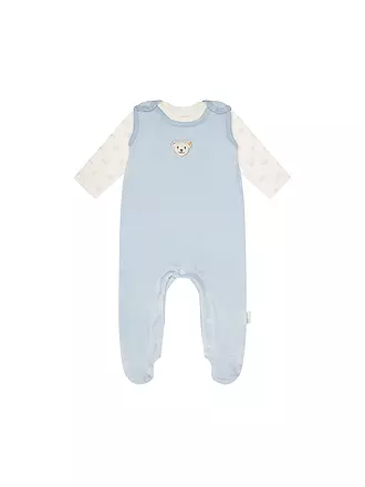 STEIFF | Baby Strampler Set 2 teilig | hellblau