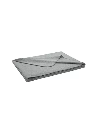 STEINER 1888 | Wolldecke Sophia 145x190cm Taupe | grau