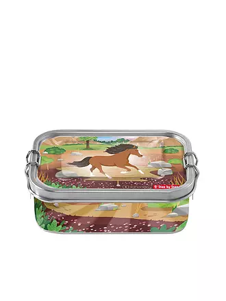 STEP BY STEP | Edelstahl Lunchbox - Wild Horse Ronja | bunt