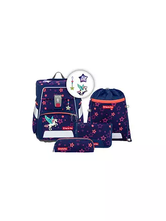 STEP BY STEP | Schulranzen Set SPACE SHINE Pegasus Night Nuala | lila