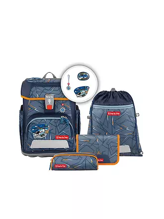 STEP BY STEP | Schultaschen Set 5tlg CLOUD Mermaid Lola | grau