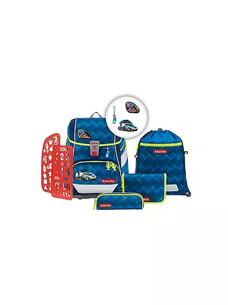 STEP BY STEP | Schultaschen Set 6tlg 2in1 Plus Hero Tom | blau