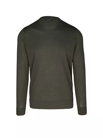 STRELLSON | Stehkragenpullover MAREK | olive