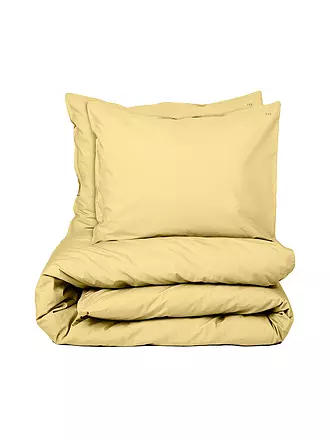 SUITE702 | Perkal Bettwäsche 70x90cm/140x200cm Butter Yellow | hellgrau
