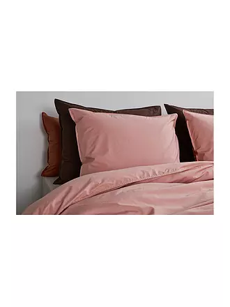 SUITE702 | Perkal Bettwäsche 70x90cm/140x200cm Poppy Orange | rosa