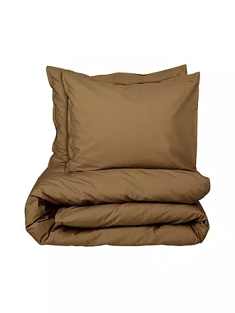 SUITE702 | Perkal Bettwäsche 70x90cm/140x200cm Poppy Orange | braun