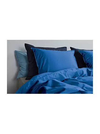 SUITE702 | Perkal Bettwäsche 70x90cm/140x200cm Poppy Orange | blau