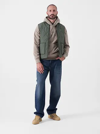 SUPERDRY | Steppgilet | grün