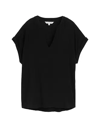 TOM TAILOR | Blusenshirt | schwarz